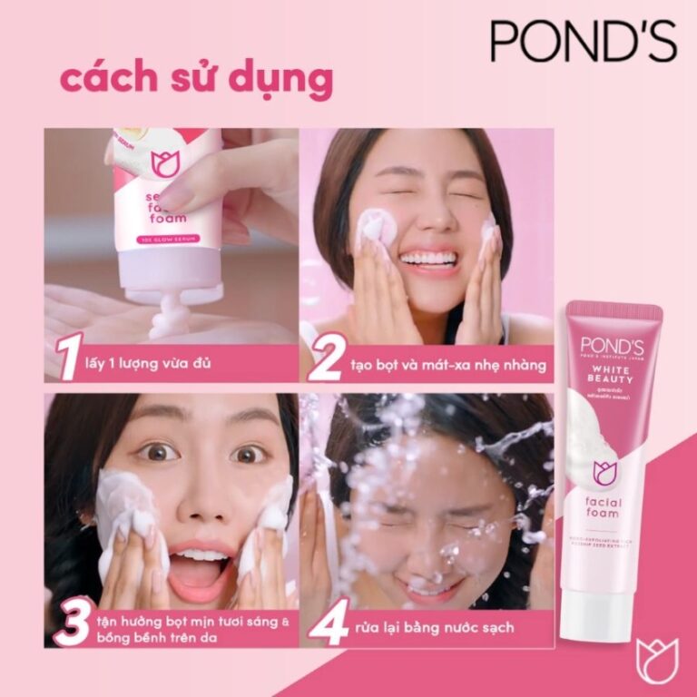 Các bước sử dụng Pond's Bright Beauty hiệu quả - Bước 1