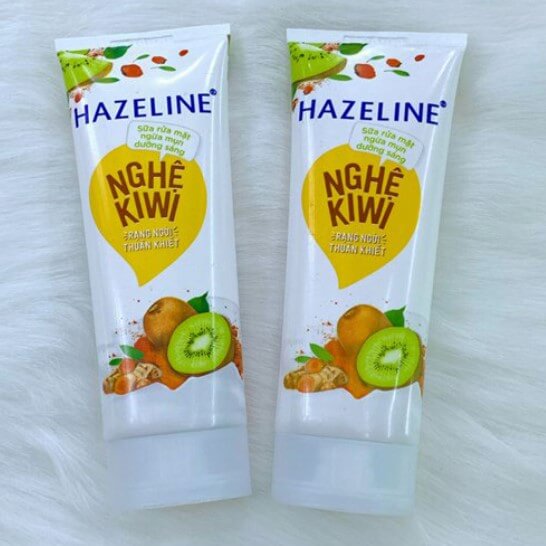 Sữa rửa mặt Hazeline nghê kiwi