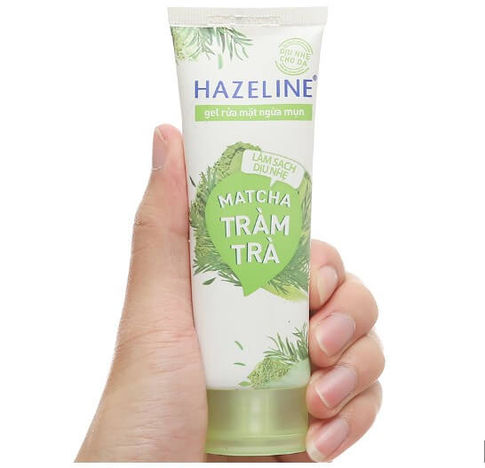 Sữa rửa mặt Hazeline matcha tràm trà