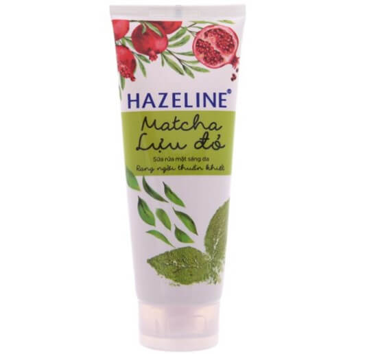 Sữa rửa mặt Hazeline matcha lựu đỏ