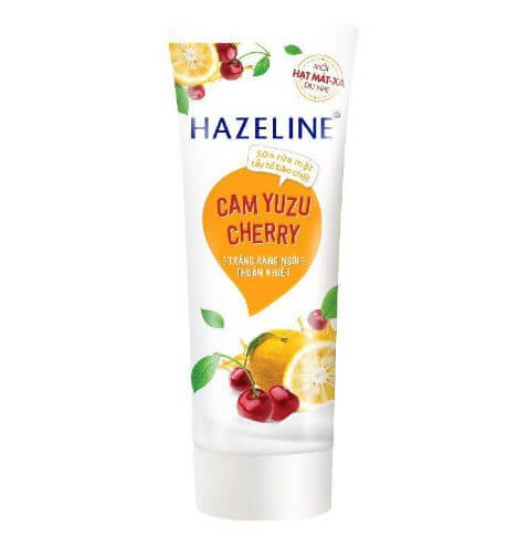 Sữa rửa mặt Hazeline cam Yuzu và Cherry