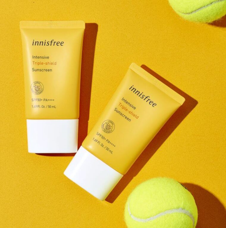 Kem chống nắng dành cho bà bầu - Innisfree Intensive Triple Shield Sunscreen