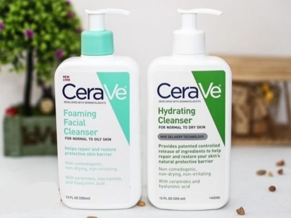 Sữa rửa mặt Cerave có mấy loại