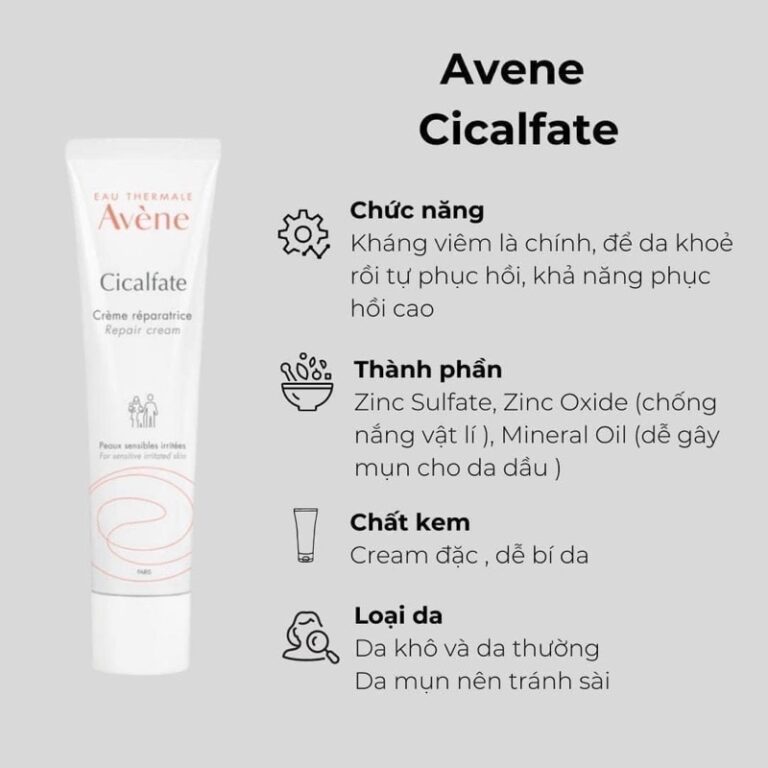 Ưu điểm của kem Avene Cialfate