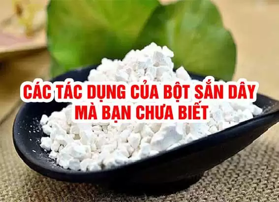 Top 6 tác dụng của bột sắn dây mà bạn chưa biết