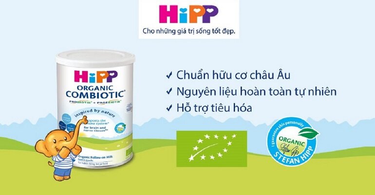 Sản phẩm sữa hữu cơ cho trẻ sơ sinh