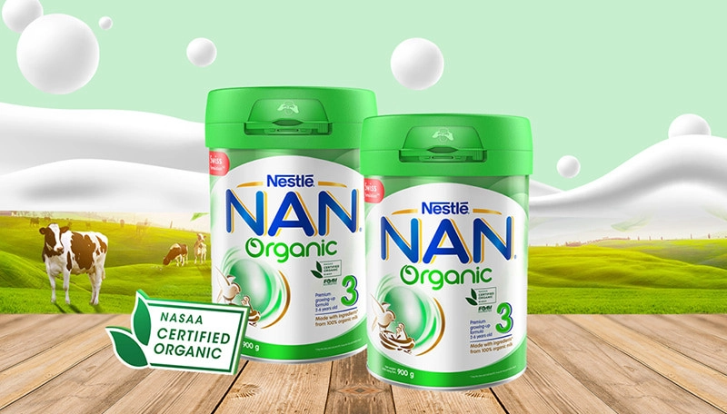 sữa Organic tốt cho bé